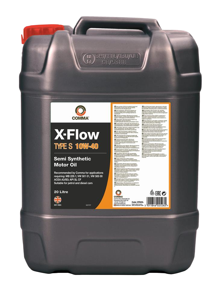 Моторное масло Comma X-Flow Type S 10W-40, 20л